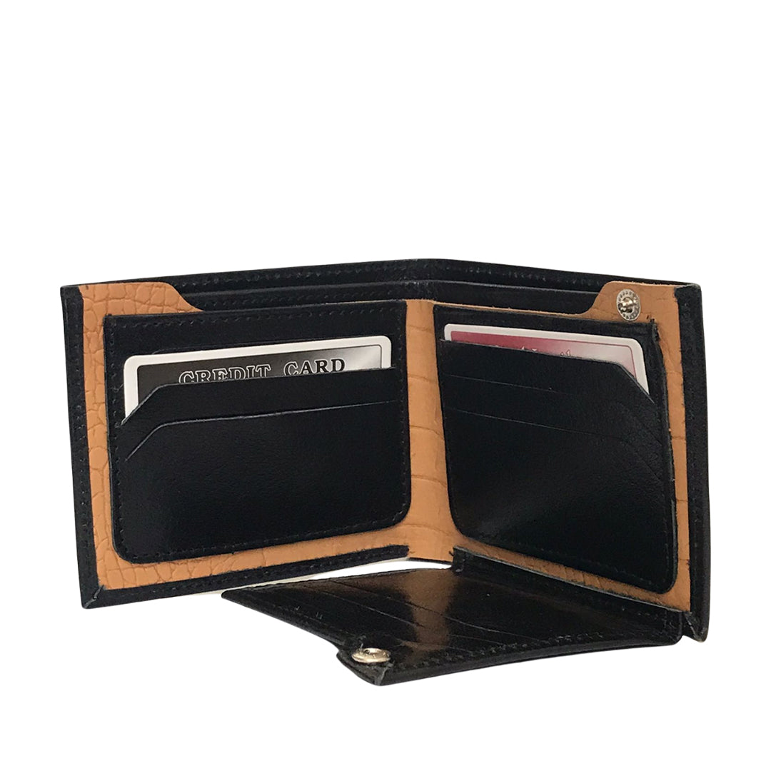 Bag X All Leather Wallet Black/ Brown