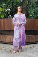 Mah E Noor By Panache Apparel Stitched Collection-Lavender Bloom