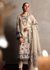 Zlooms 3 Pc Dobby Unstitched Suit - ZL25-C08-02