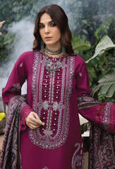 Denara By Humdum Unstitched 3 Piece Winter Shawl Collection'2024