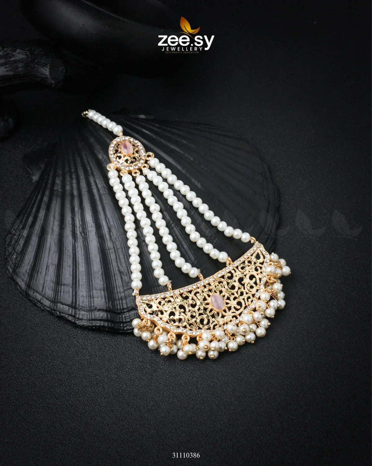Ruhani Jhumar Mint Pink - Zeesy Jewellery