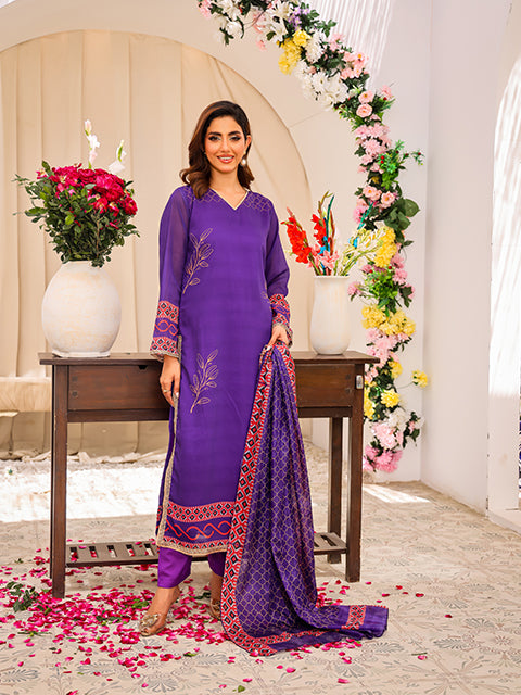 Rang E Bahar By Nazmina Formals Collection'2025-Orchidée Royale (FR-781)