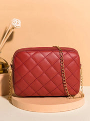 Fineur Urban Chic Crossbody Bag - Maroon