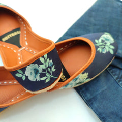 Blue Blossom Casual Khussa CK001 - Bustangi