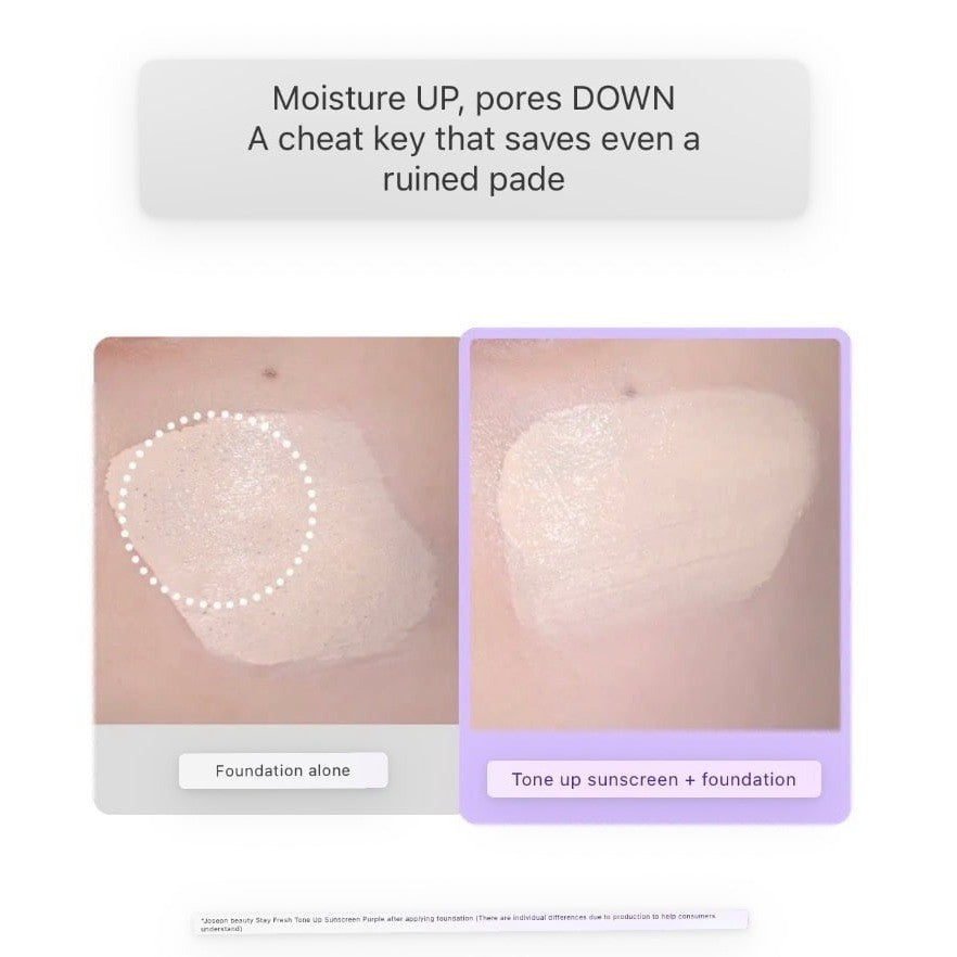 Beauty of Joseon Stay Fresh Tone-Up Sunscreen Purple SPF50+ PA++++ 50ml