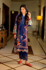 Dhaga Stitched 2 Piece Co-ords Set-Nocturne