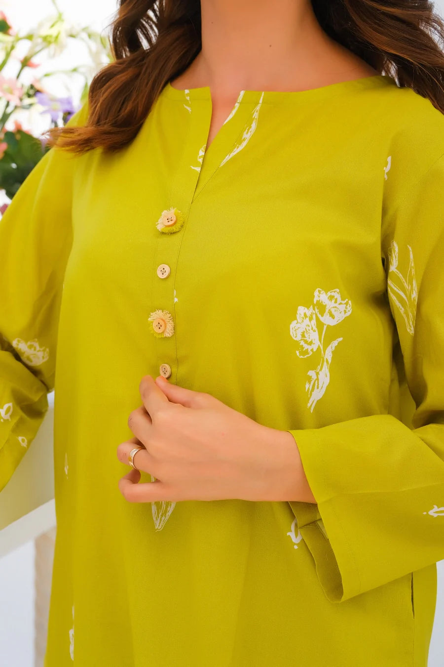 Dhaga Stitched 2 Piece Lawn Collection'2025-Matching separate 0016