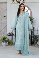 Aviva By Humdum Unstitched 3 Piece Emb Lawn Collection-D-04