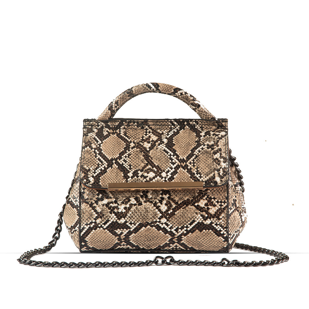 Venom Beige women's crossbody bag in beige by Bag X