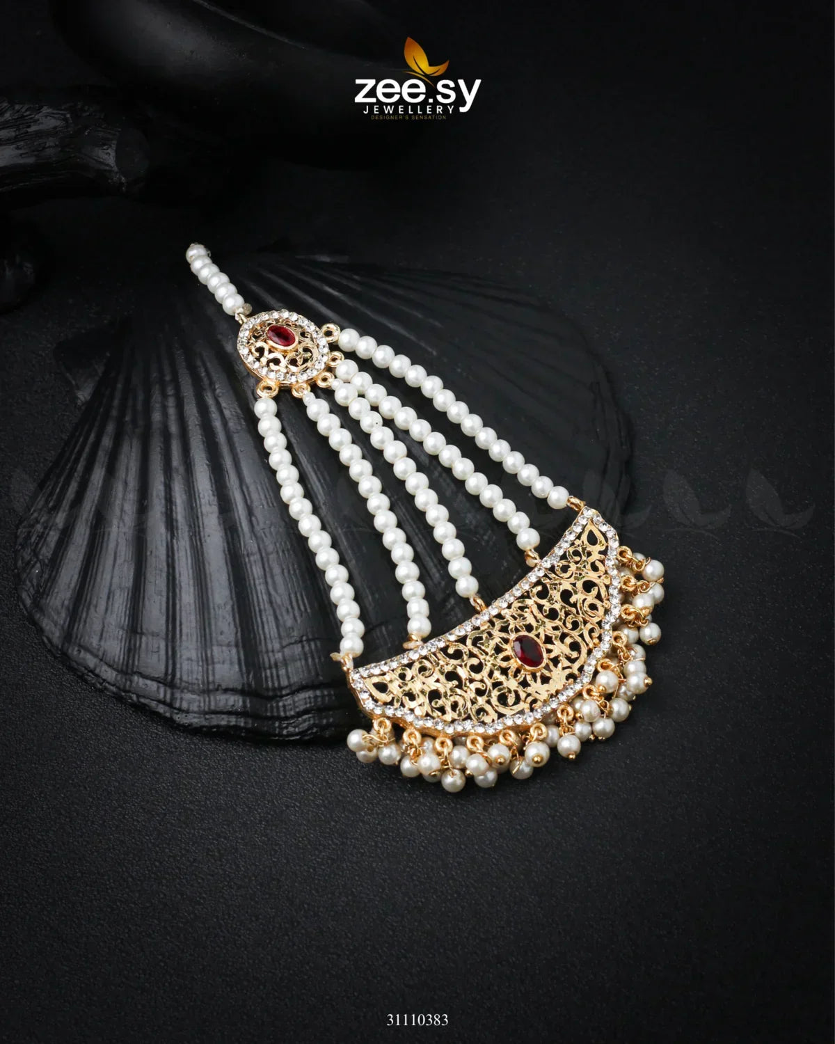 Ruhani Jhumar Red - Zeesy Jewellery