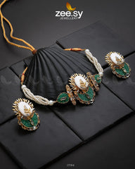 Beloved Adornments Necklace Green - Zeesy Jewellery