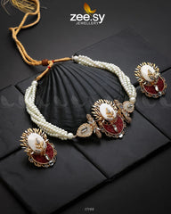 Beloved Adornments Necklace Red - Zeesy Jewellery