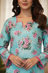 Festive Glow By Ahlam Vol-01-Gulab-Asmani Co-Ord-Set