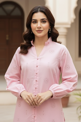Festive Glow By Ahlam Vol-01-Baby-Pink Shirt Piece