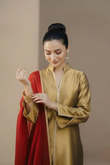 Urban Cut 3 Piece Embroidered Suit