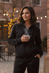 Urban Cut Cotton Fleece Jogger Pant Black 1 Piece