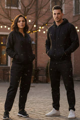 Urban Cut Cotton Fleece Jogger Pant Black 1 Piece