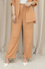 Urban Cut Solid Cotton Co-Ord Set - Garment Dyed