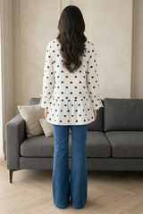 Amna Ali Nawaz Stitched Blouse-Amora Bow