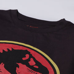 Kjunction Boys Half Sleeves-Printed T-Shirt (Jurassic)