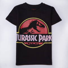 Kjunction Boys Half Sleeves-Printed T-Shirt (Jurassic)