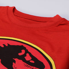 Kjunction Boys Half Sleeves-Printed T-Shirt (Jurassic)