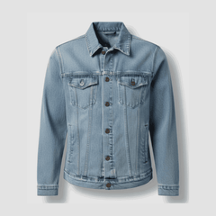Mercato Light Blue Wash Denim Jacket