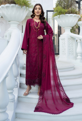 Aviva By Humdum Unstitched 3 Piece Emb Lawn Collection-D-05