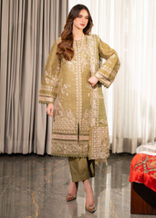 Meerak Stitched 3 Piece Emb Lawn Suit-Ayaal