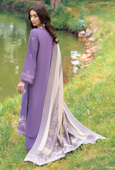 Onora By Humdum Unstitched 3 Piece Emb Khaddar Winter Collection'2024