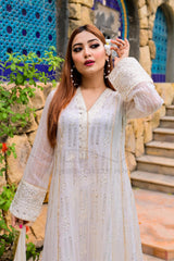 Manahils Stitched Formals Kurti 117