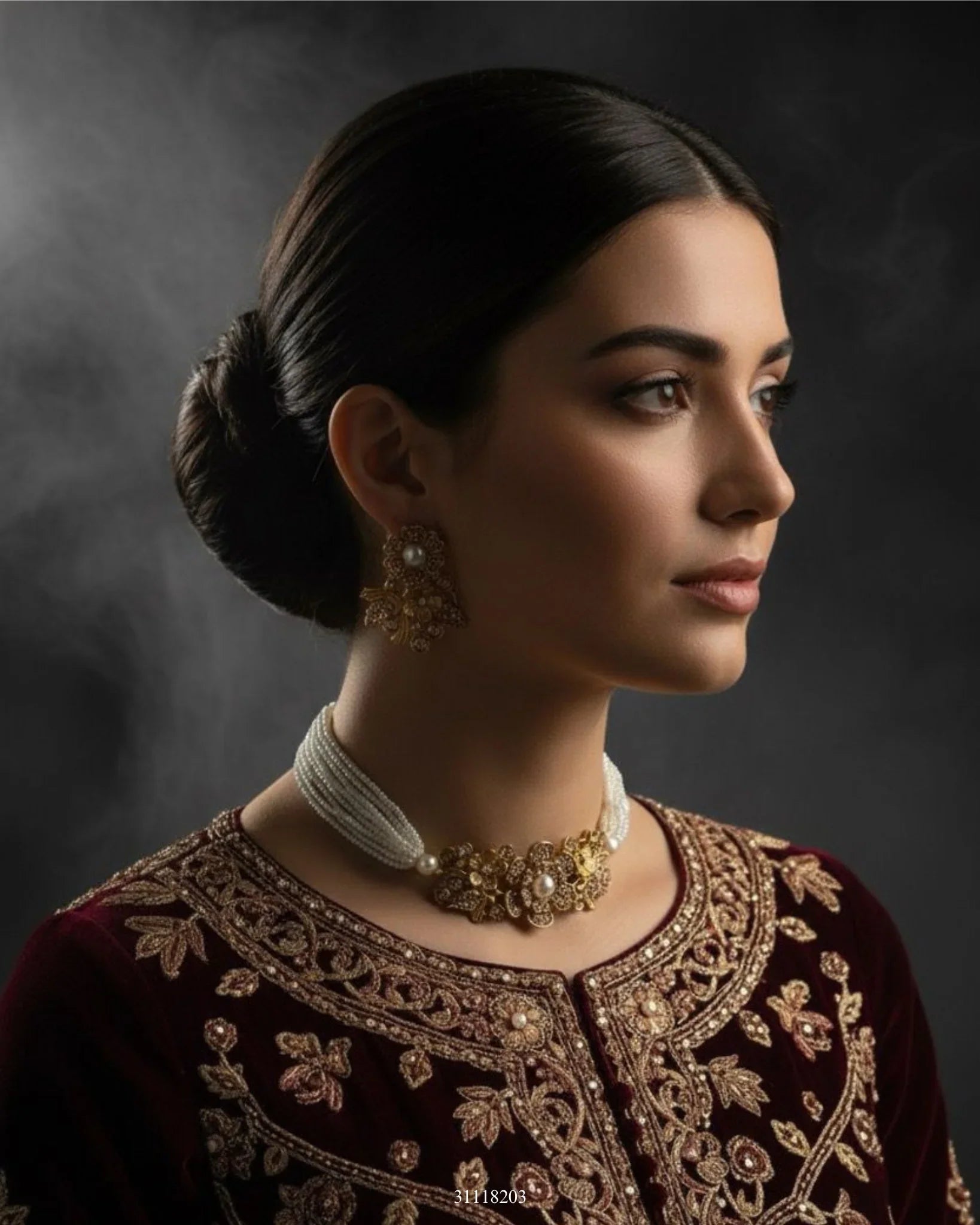 Peony Choker Set - Zeesy Jewellery