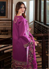 Meerak Stitched 3 Piece Emb Lawn Suit-AVENOR
