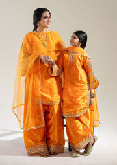 Rabt The Silk Edit Stitched 3 Piece Kids Formals Suit-Hoor
