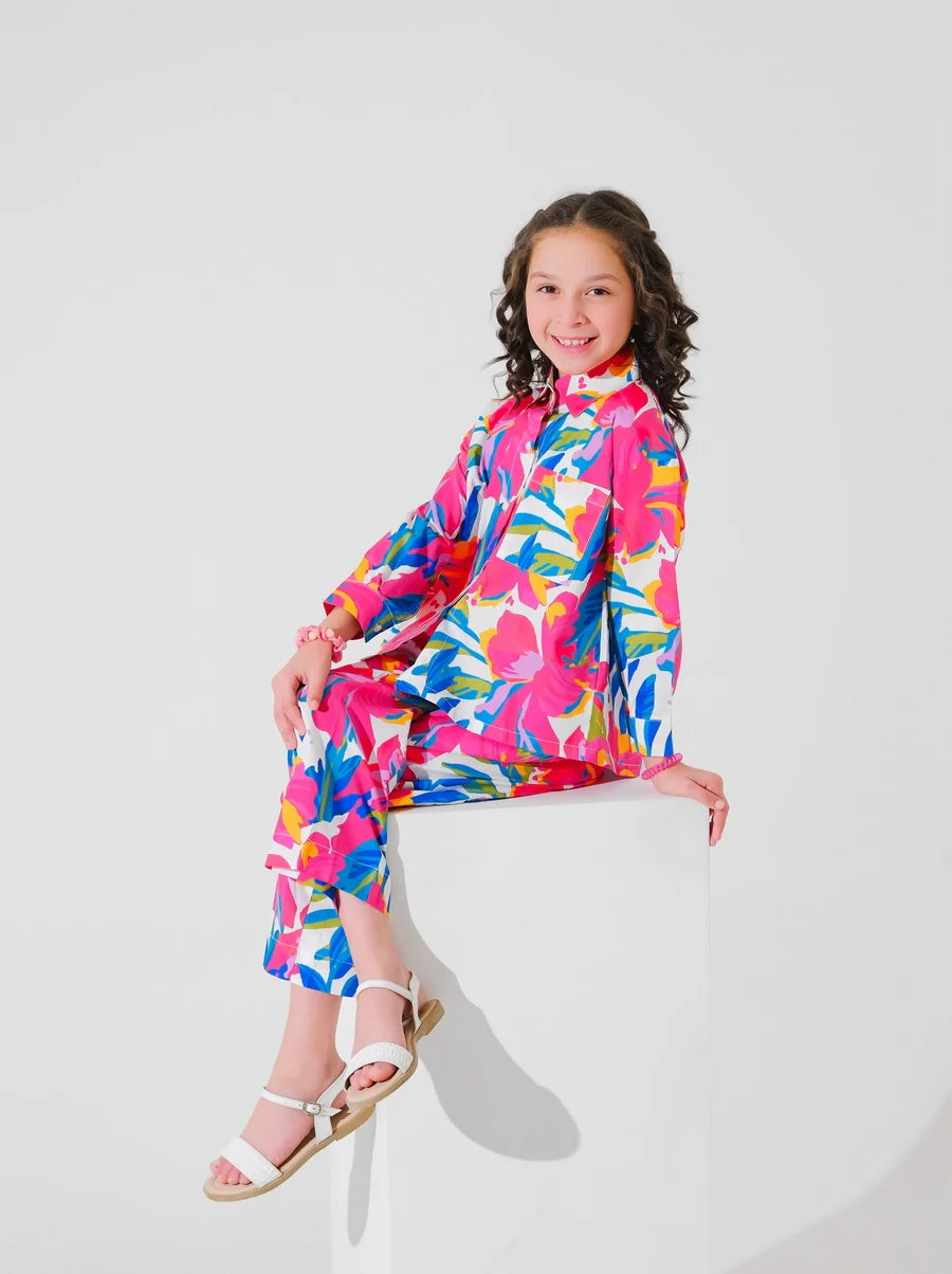 Dhaga Stitched 2 Piece Premium Cambric Kids Collection'2025-Alara