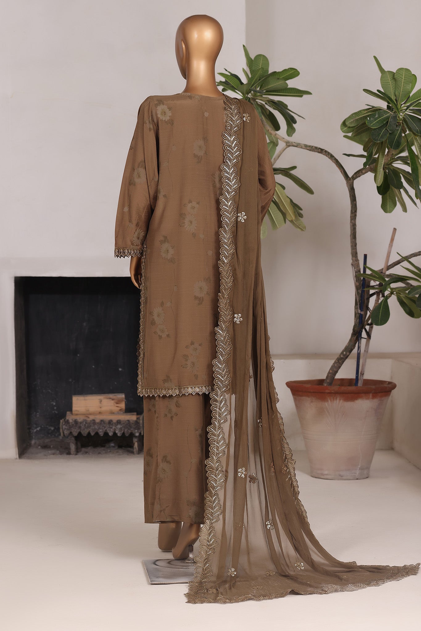 Khombi Stitched 3 Piece Luxury Formals Collection'2025-197-M-Raindeer
