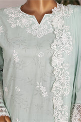Khombi Stitched 3 Piece Luxury Cotton Collection'2025-198-AG-Kari Patta