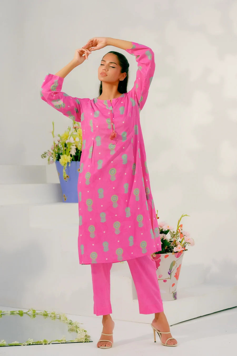 Dhaga Stitched 2 Piece Lawn Collection'2025-Matching separate 0019
