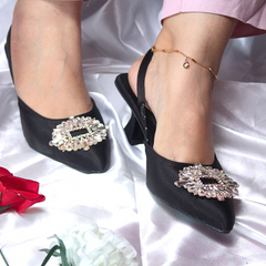 On Your Feets Heels-Christina Slingback Heeled