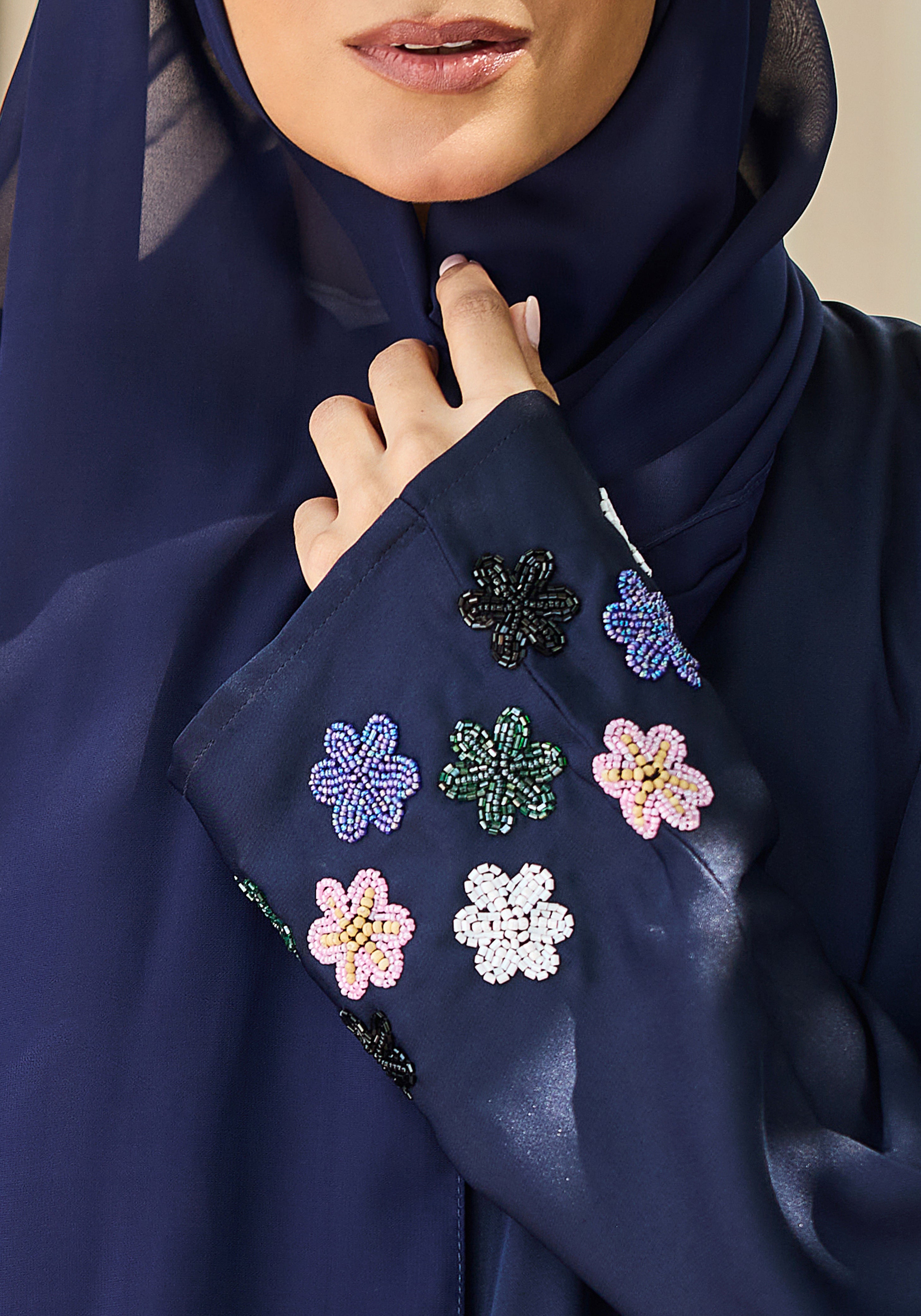 Abaya.Pk Blue Spring Abaya | Velora