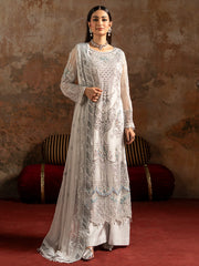 Zircon Vol 11 By Zebtan Unstitched 3 Piece Luxury Formals Suit-ZQ-04