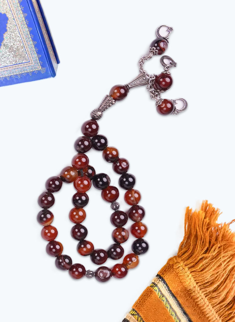 Hijab Ul Hareem Brown marble Tasbeeh