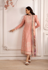 Inara By Humdum Stitched 3 Piece Emb Lawn Collection'2025-D-04