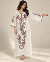 Dhaga Stitched 2 Piece Kaftan Suit-Margause