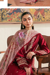 Zync By Florent Unstitched 3 Piece Luxury Lawn Vol-02 Suit-FZ-1B