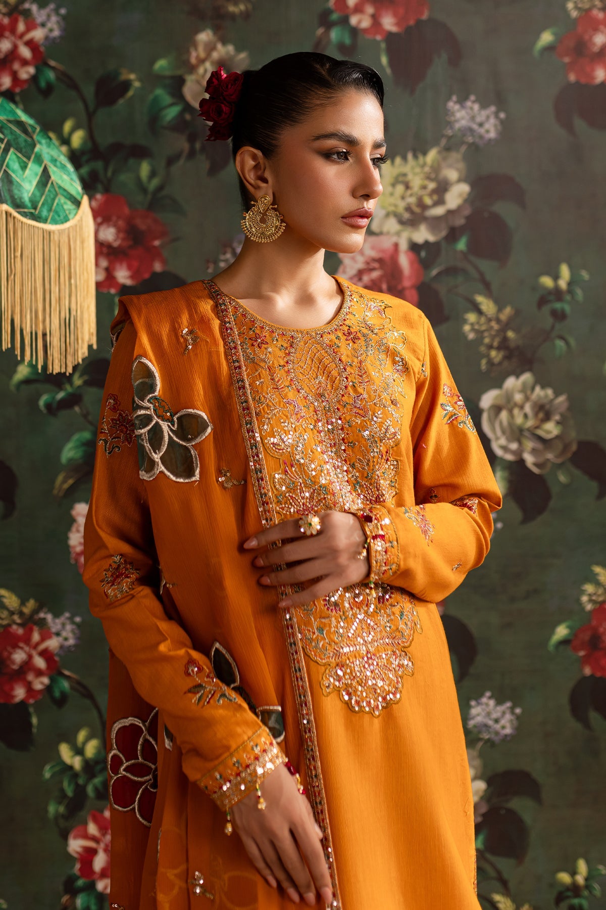 Rangrez By Emaan Adeel Stitched 3 Piece Luxury Winter Collection'2024-Shama