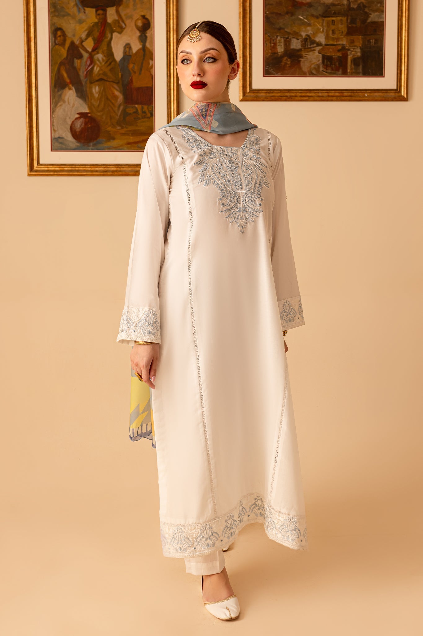Fusion Festive 24 By Mannat Clothing Stitched Collection-Tusk