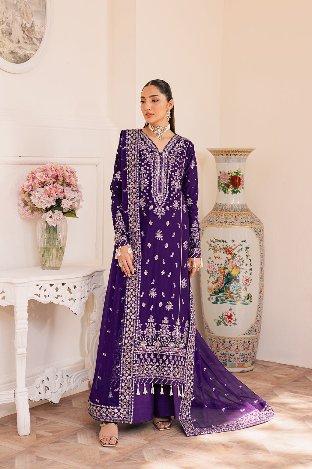 Suave By Emaan Adeel Unstitched 3 Piece Luxury Formals Collection'2025-Calais
