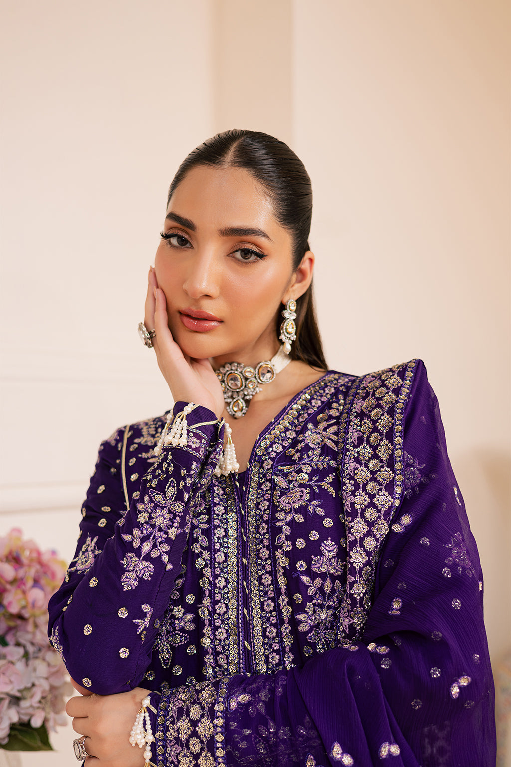 Suave By Emaan Adeel Unstitched 3 Piece Luxury Formals Collection'2025-Calais