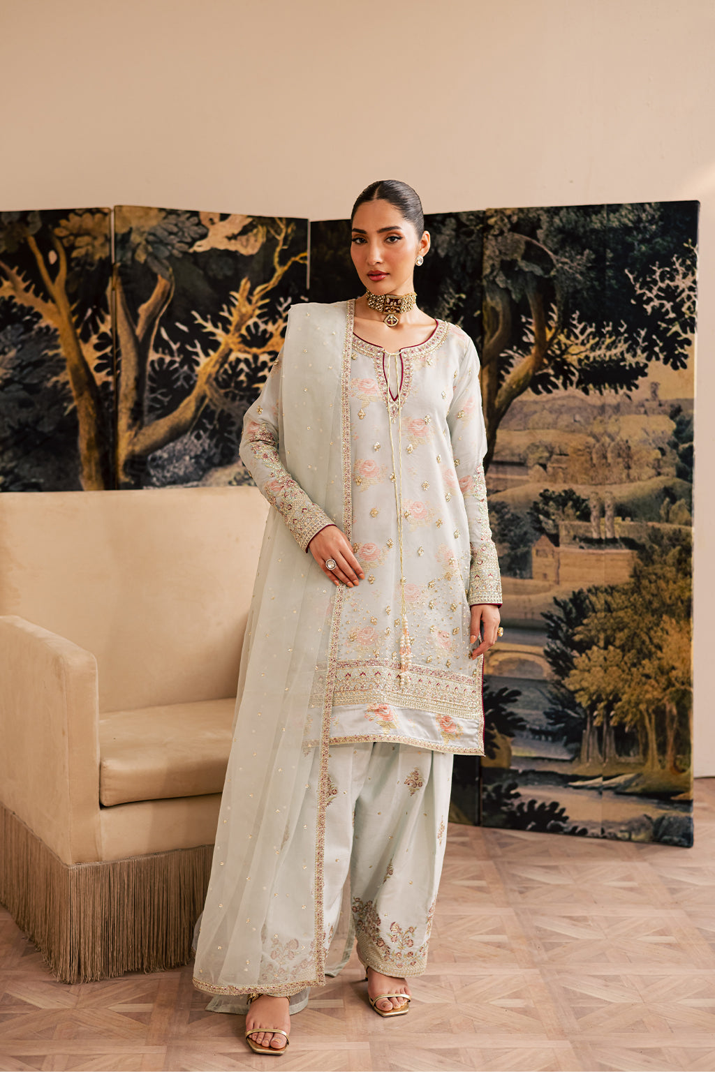Suave By Emaan Adeel Unstitched 3 Piece Luxury Formals Collection'2025-Elain